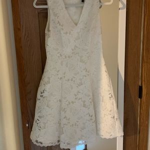 White lace dress